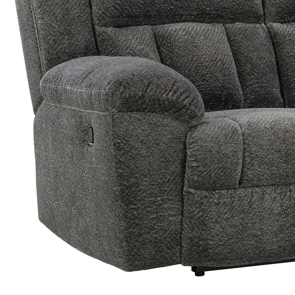 Ashley Frohn Manual Reclining Sofa in Graphite, , large
