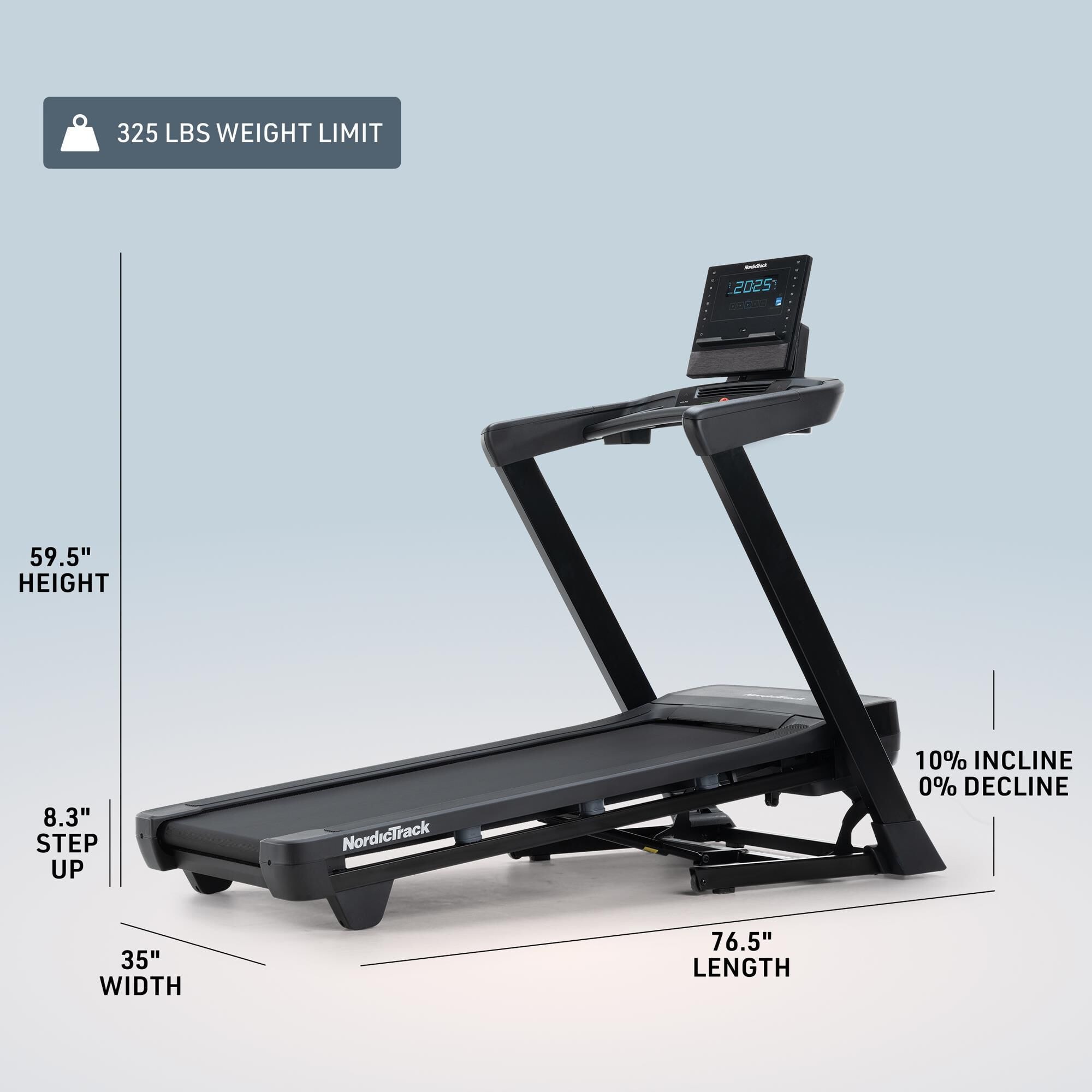 NordicTrack T Series 8 Folding Treadmill with iFIT