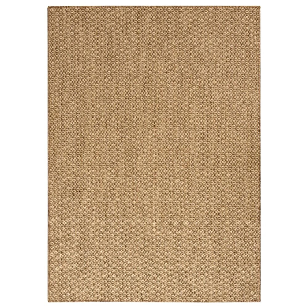 Nourison Courtyard Jute 5&#39; x 7&#39; Indoor/Outdoor Area Rug, , large