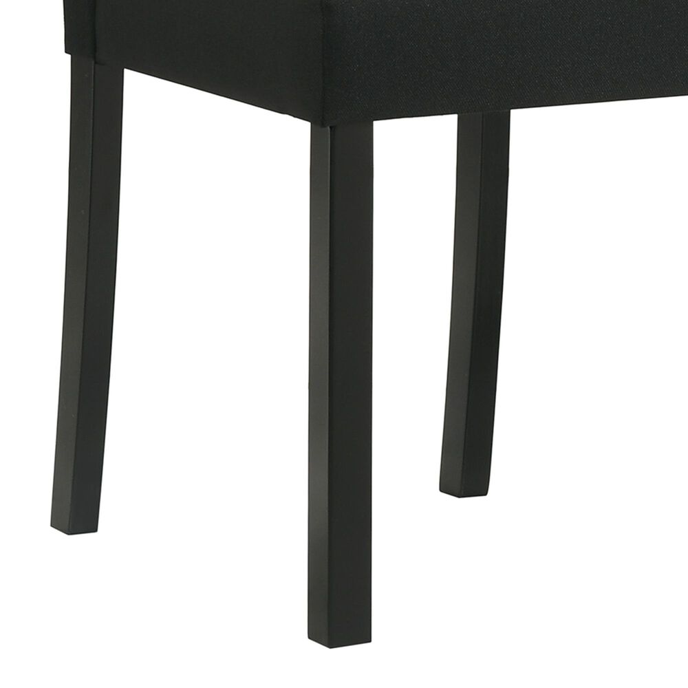 Crown Mark Resia Side Chair in Black, , large