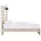 Ashley Cambeck Full Panel Bed in Whitewash with Lighting, , large