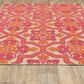 Oriental Weavers Cayman Sand and Pink 3"10" x 5"5" Indoor/Outdoor Area Rug, , large