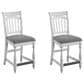 Emerald Home Furnishings New Haven Counter Stool in Oyster Shell (Set of 2), , large