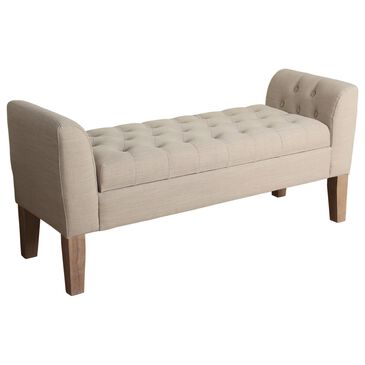 Kinfine Kate Storage Bench in Cream, , large