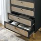Modway Chaucer 5-Drawer Chest in Black, , large