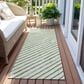 Dalyn Rug Company Wonderland WN27 2"3" x 7"6" Green Indoor/Outdoor Runner, , large