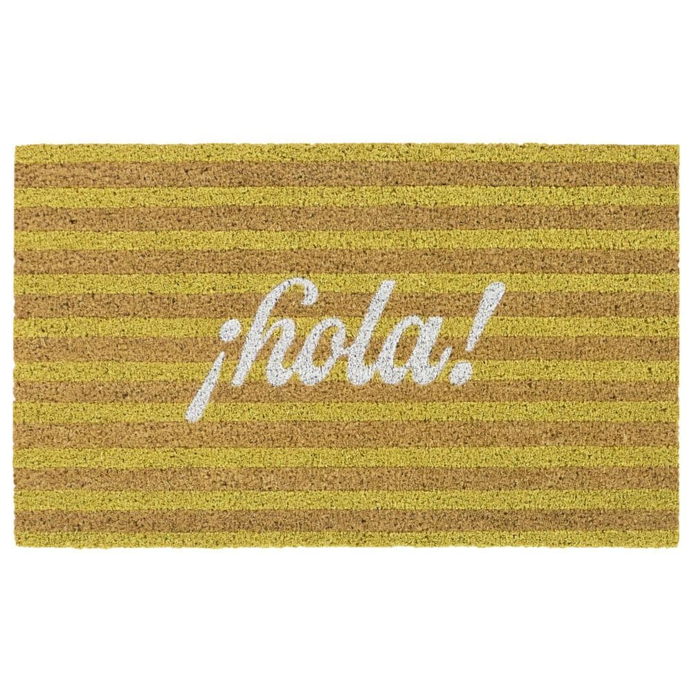 Balta Rugs Hola Yellow 1"6" x 2"6" Door Mat, , large