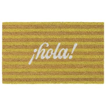 Balta Rugs Hola Yellow 1"6" x 2"6" Door Mat, , large
