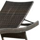 Hearth and Haven Salem PE Wicker Chaise Lounge in Multi Brown, , large
