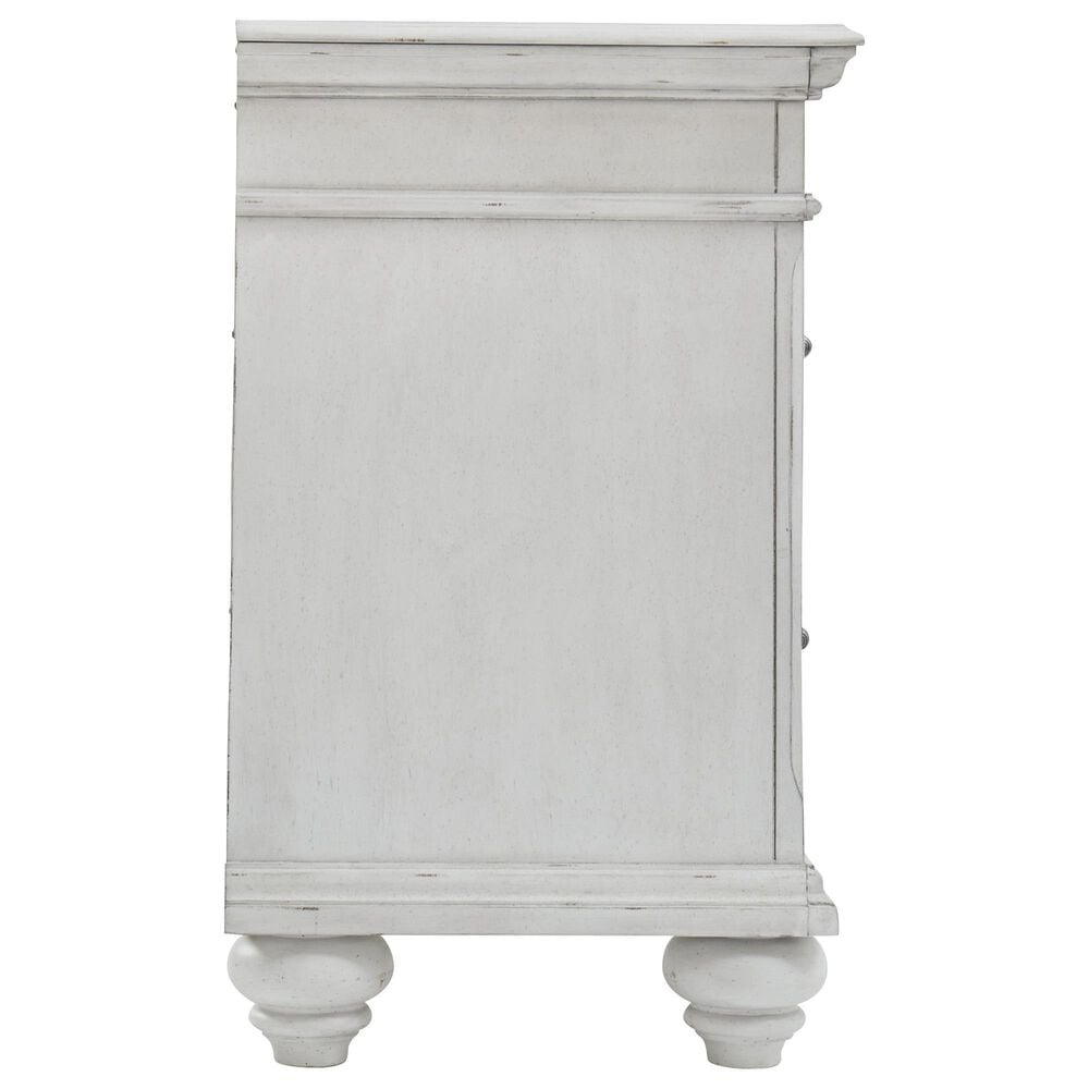 Ashley Kanwyn 3-Piece King Panel Bed Set with Storage Bench in Whitewash, , large