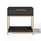 37B Artezia Rebel Nightstand in Brushed Gold and Charcoal Grey, , large