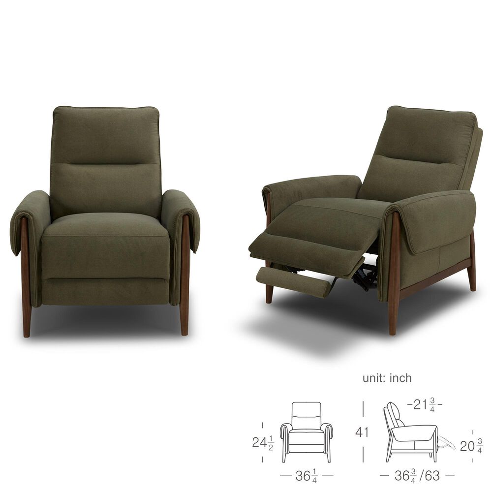 Interlochen High Leg Power Recliner in Vesper Forest, , large