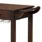 Furniture of America Mcrae Kitchen Cart in Dark Walnut, , large