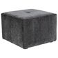 Huntington House Square Accent Ottoman in Gray, , large