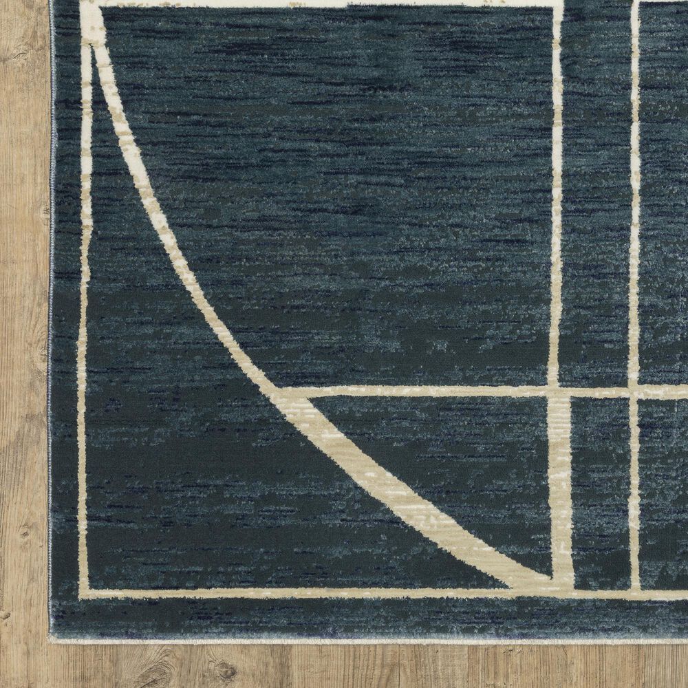 Oriental Weavers Reed 9&#39;10&quot; x 12&#39;10&quot; Blue and Ivory Area Rug, , large