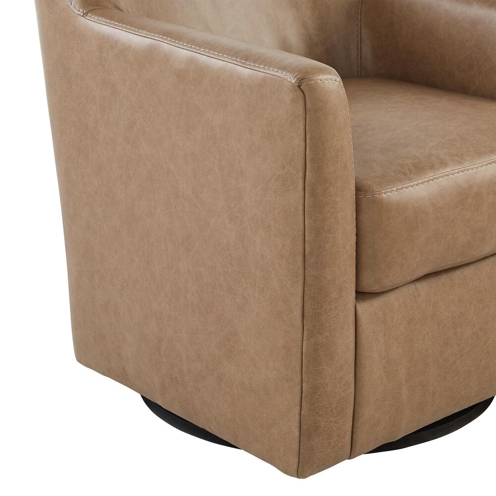 Ashley Bradney Swivel Accent Chair in Tumbleweed (Set of 2), , large