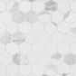 MS International Eden Statuary 2" x 2" Hexagon on 12" x 12" Porcelain Mosaic Sheet, , large