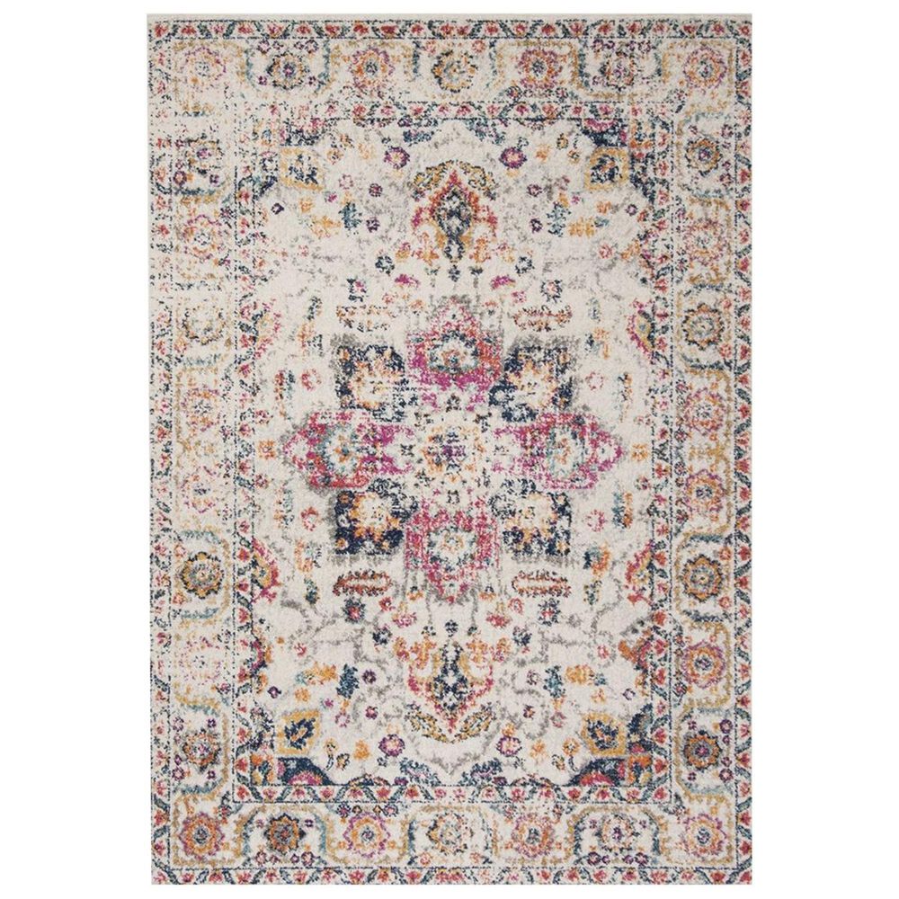 Safavieh Madison MAD603R 2"3" x 8" Fuchsia and Ivory Runner, , large