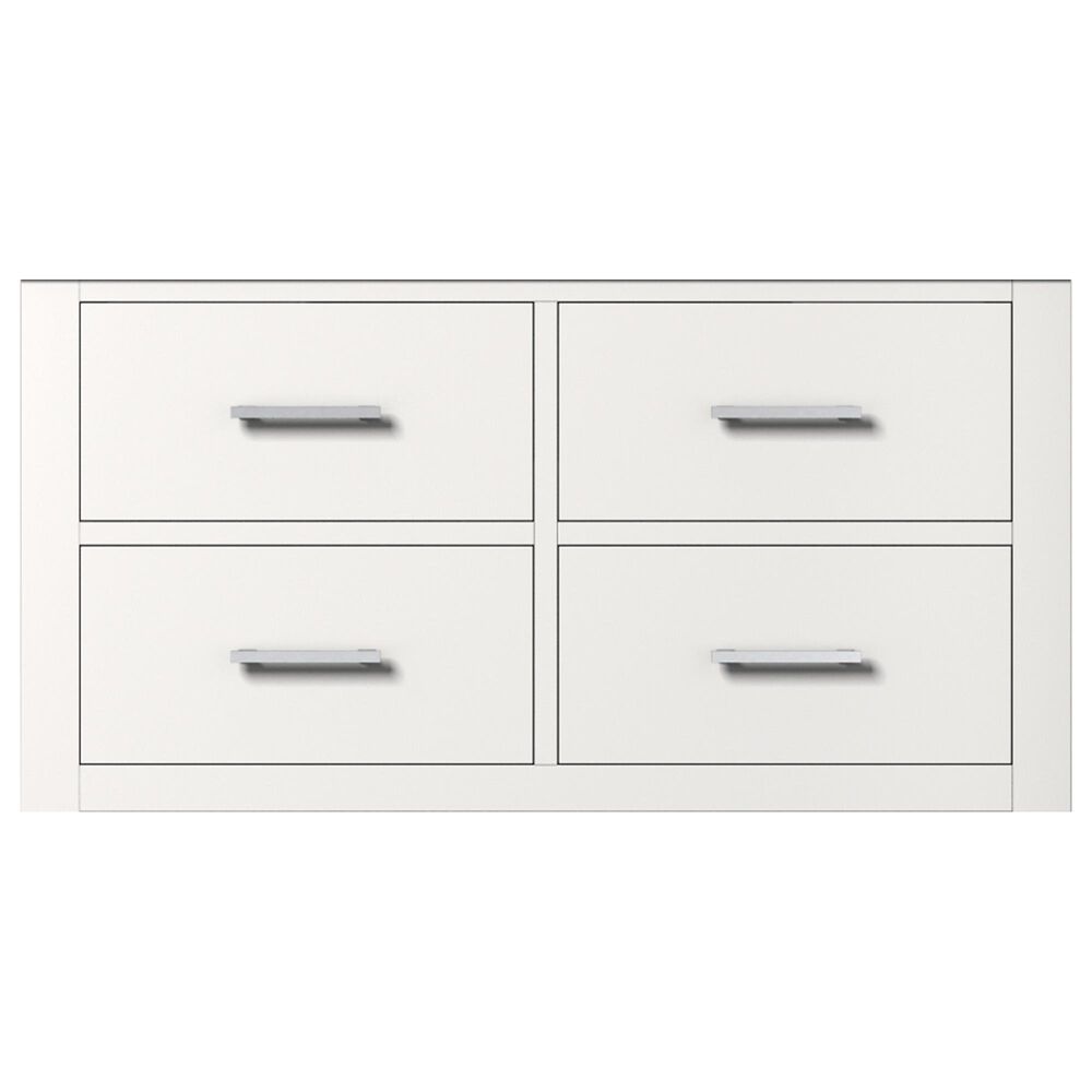 Lexora Home Castor 36&quot; Single Bathroom Vanity in White with 2 cm White Quartz Top and Rectangular Sink, , large