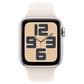 Apple Watch SE GPS + Cellular 40mm Starlight Aluminum Case with Starlight Sport Band - S/M, , large