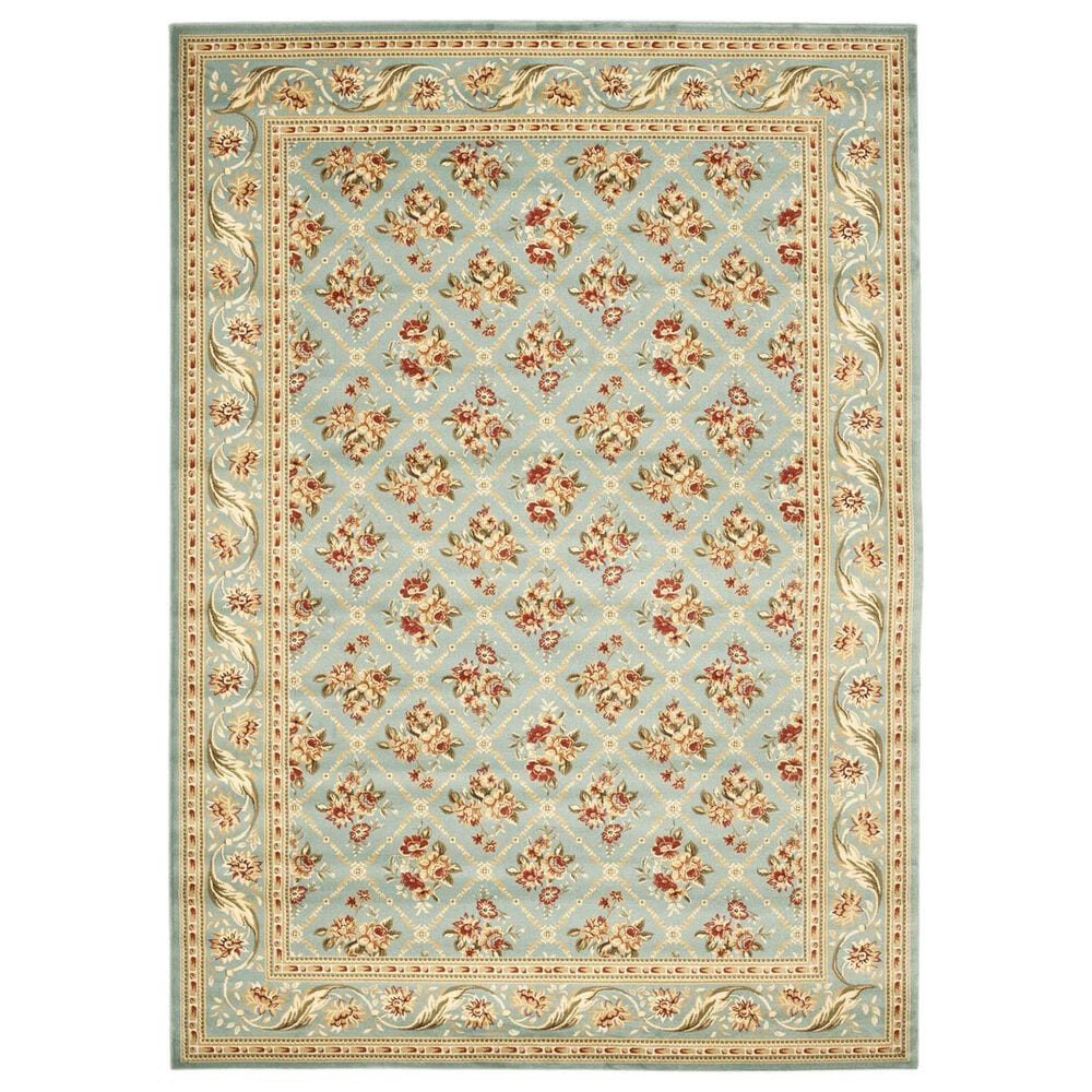 Safavieh Lyndhurst LNH556 8" x 11" Blue Area Rug, , large