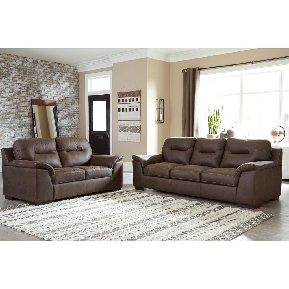 Ashley Maderla Sofa in Walnut Brown, , large