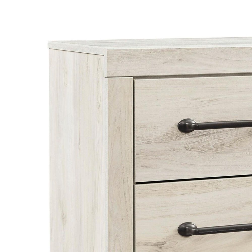 Ashley Cambeck 2 Drawer Nightstand in Whitewash with USB Ports, , large