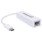 Manhattan Type-C to Gigabit Network Adapter in White, , large