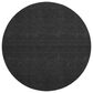Dalyn Rug Company Soft Essentials Solid Black 8" Round Area Rug, , large