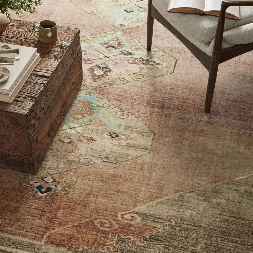 Loloi Sinclair 5&#39; x 7&#39; Clay and Tobacco Area Rug, , large