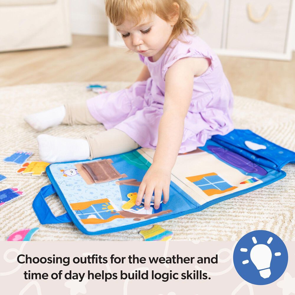 Melissa &amp; Doug Ms. Rachel What to Wear Felt Activity Board, , large