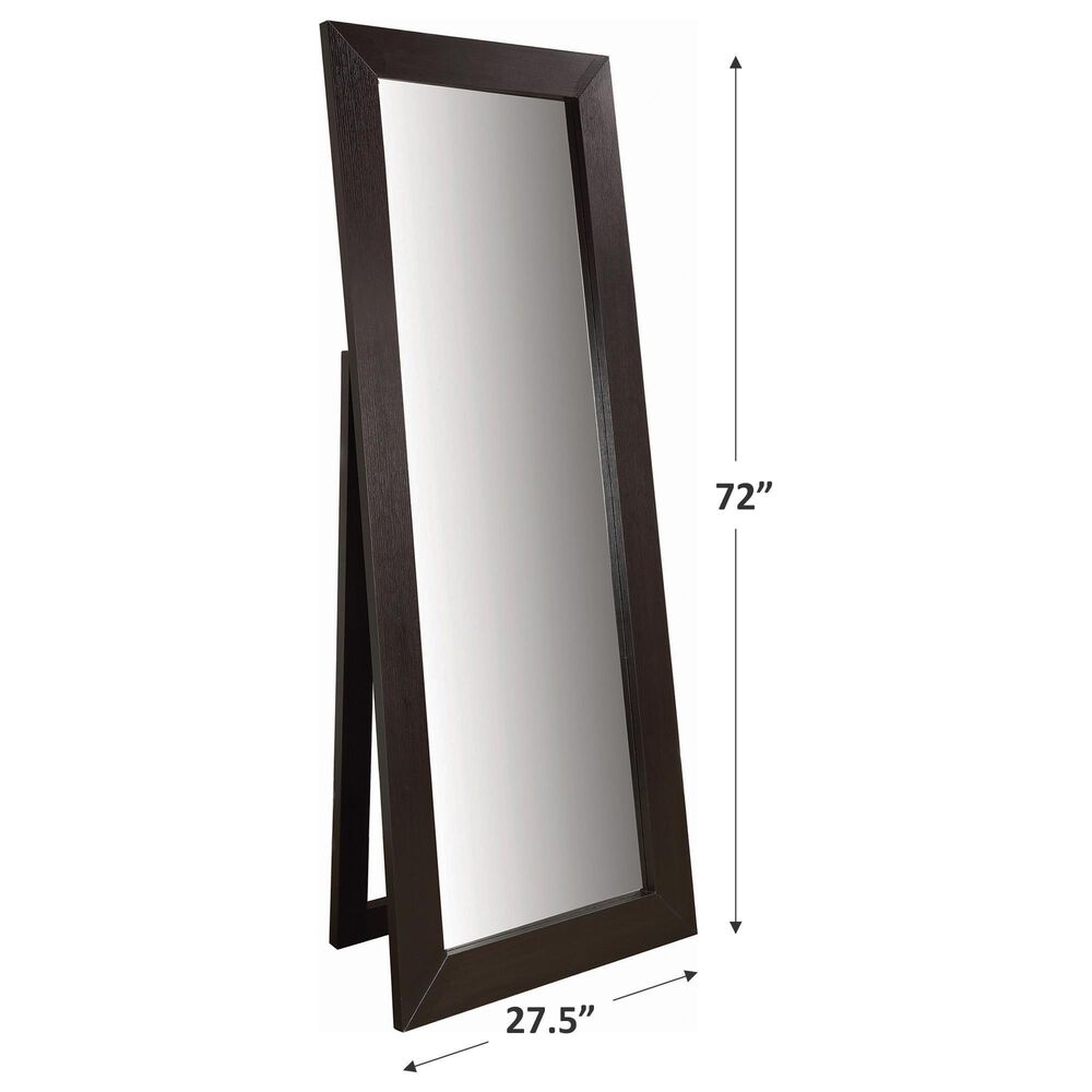 Pacific Landing Standing Mirror in Cappuccino, , large