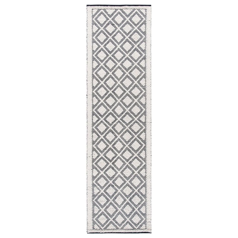 Safavieh Natura NAT475A 2"3" x 8" Ivory and Black Runner, , large