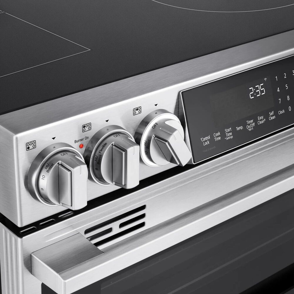 LG Studio 7.3 Cu. Ft. Double Oven Induction Slide-in Range in PrintProof Stainless Steel, , large