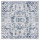 Safavieh Oregon 6"7" Square Navy and Ivory Area Rug, , large