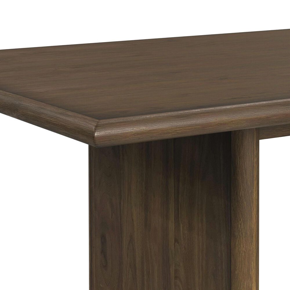 Mayberry Hill Brisbane 6-Piece Rectangular Dining Set with Beige Cushion in Brown, , large