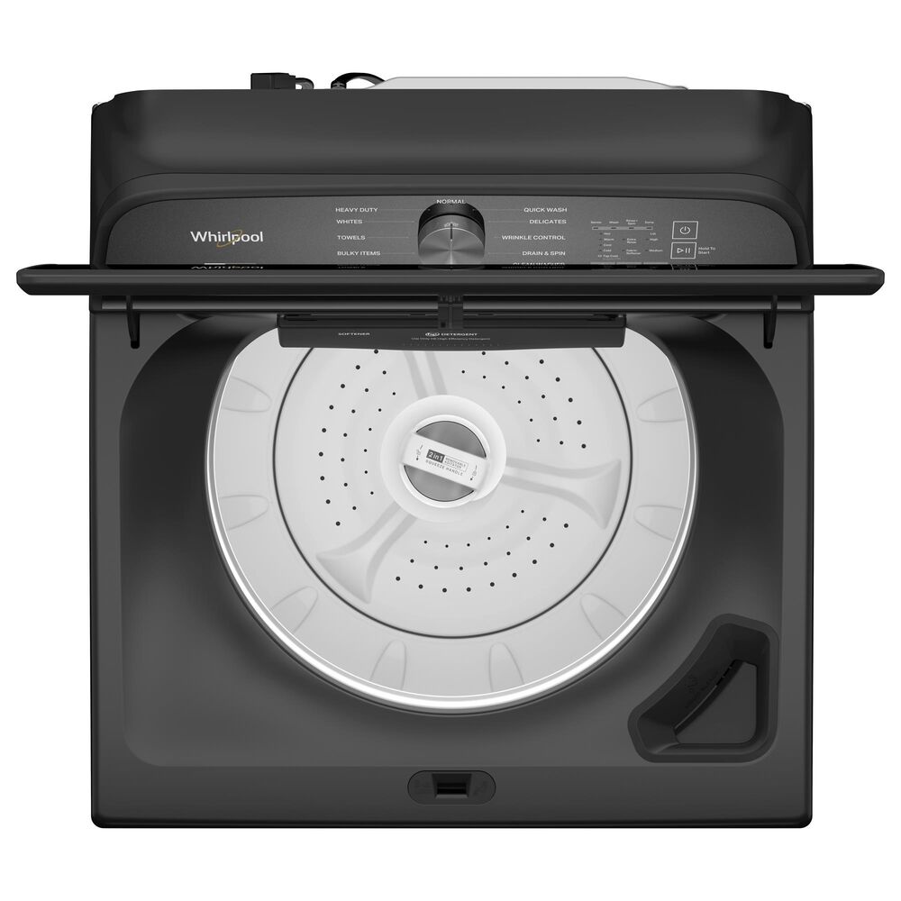Whirlpool 5.3 Cu. Ft. Top Load Washer with Impeller in Volcano Black, , large