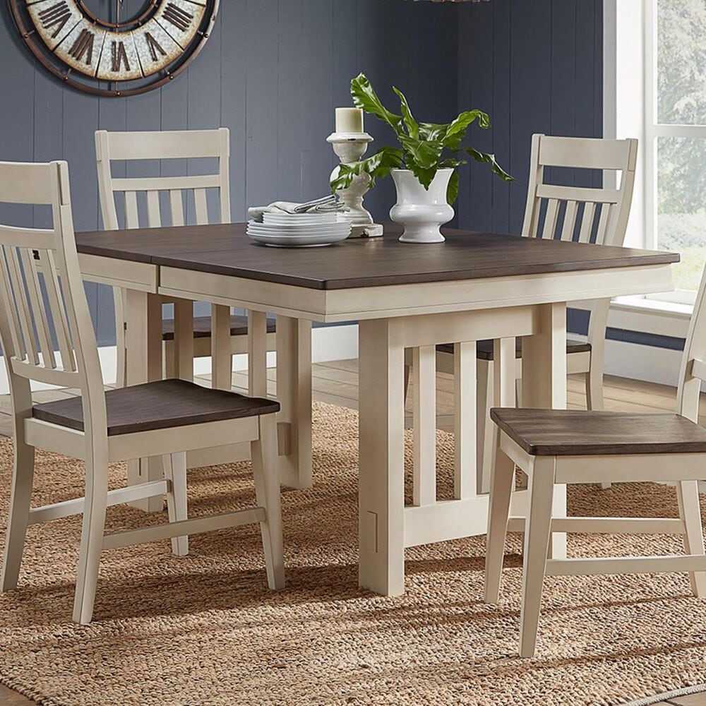 A-America Bremerton Dining Table in Saddle Dust and Oyster - Table Only, , large