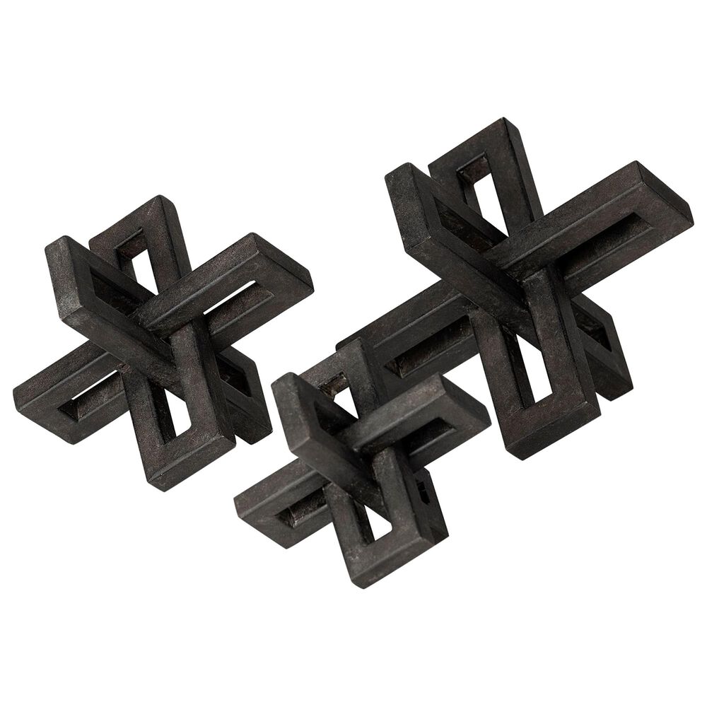 Mercana Aleph Metal Jacks Decor (Set of 3), , large
