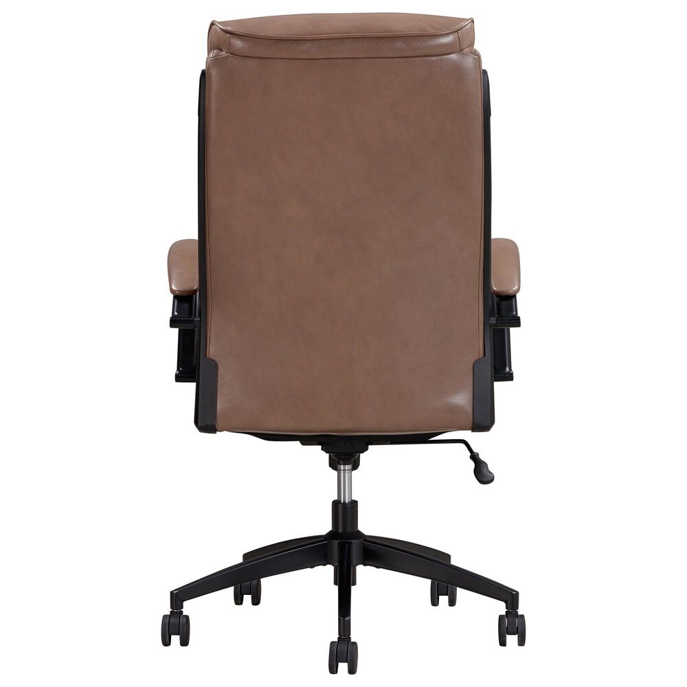 Simeon Collection Leather Desk Chair in Smooth Latte, , large