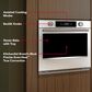KitchenAid 2-Piece Kitchen Package with PrintShield Stainless Steel 30" Smart Single Wall Oven and Black 36" Induction Cooktop, , large