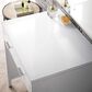 James Martin Vanities Addison 30" Freestanding Countertop Unit in Glossy White with 3 cm White Zeus Quartz Top, , large