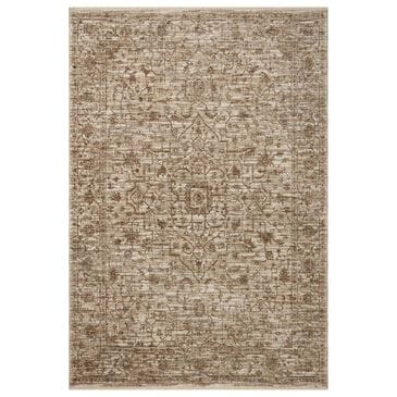 Loloi Sorrento 7"10" Round Bark and Natural Area Rug, , large