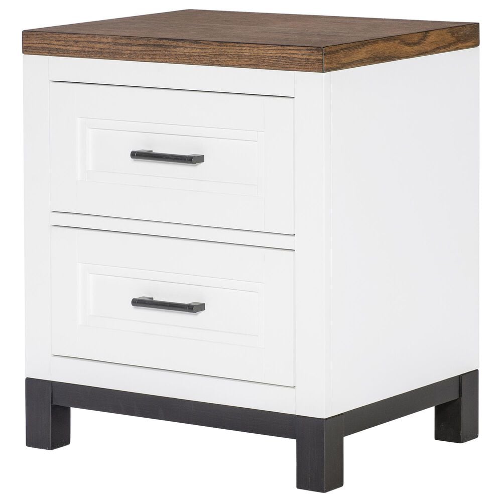 Legacy Classic Dutton 5-Piece Full Storage Bedroom Set in Natural White, Toasted Coconut and Aged Black, , large