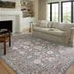 Loloi II Odette 11"2" x 15"7" Sky and Rust Area Rug, , large