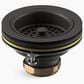 Kohler Duostrainer 4.5" Sink Drain and Strainer Basket in Matte Black, , large