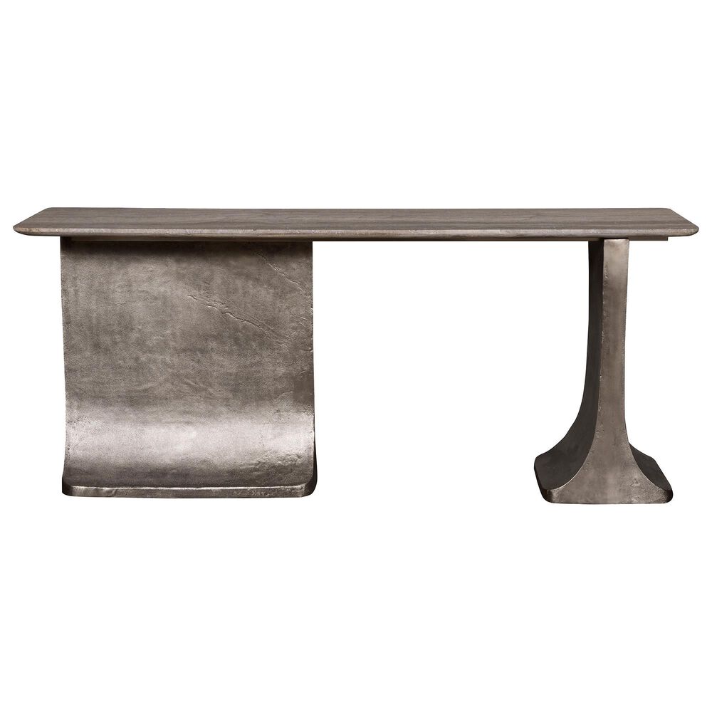 Vanguard Furniture Reveal Console Table in Metal and Stone, , large