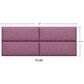 Jaxx Panelist Upholstered Queen Headboard Panel in Plum (Set of 4), , large