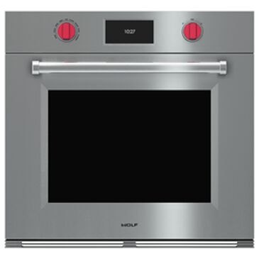 Wolf 30" M Series Professional Built-In Single Electric Wall Oven with Convection in Stainless Steel, , large