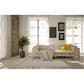 Nourison Courtyard Ivory and Silver 2" x 6" Indoor/Outdoor Runner, , large